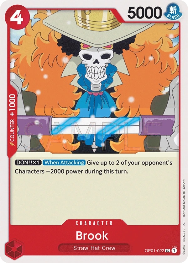 Brook (OP01-022) — Uncommon One Piece card