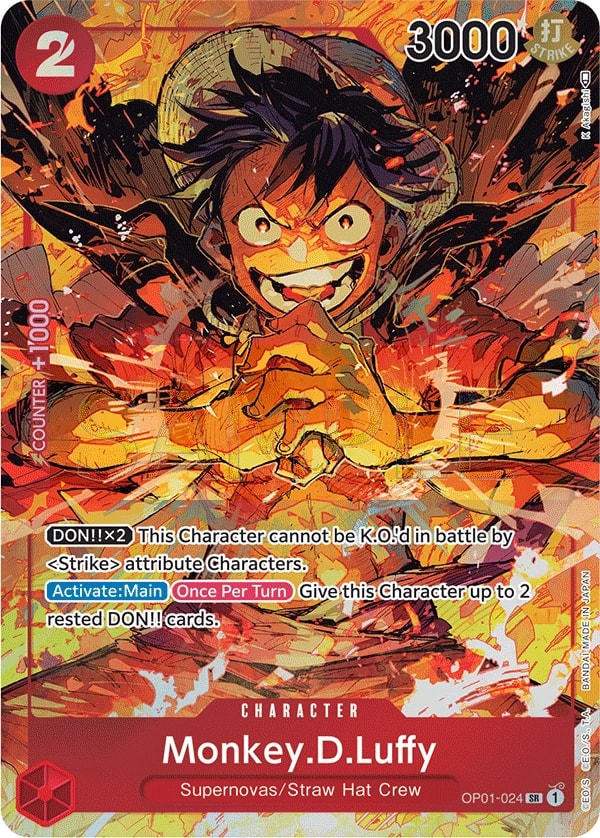Monkey.D.Luffy (024) (Parallel) One Piece card