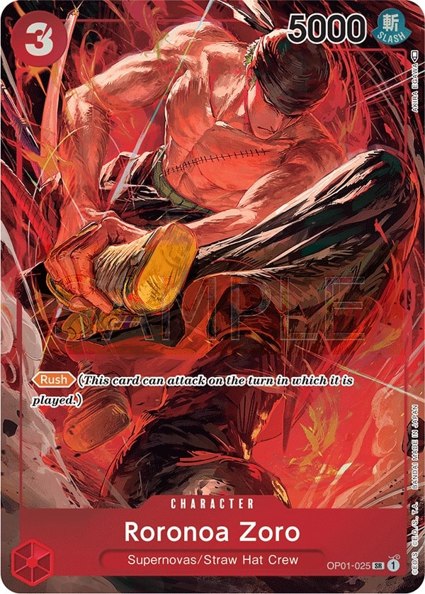 Roronoa Zoro (025) (Parallel) One Piece card