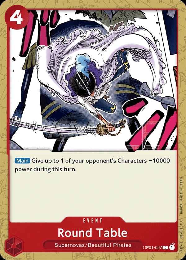 Round Table (OP01-027) — Common One Piece card