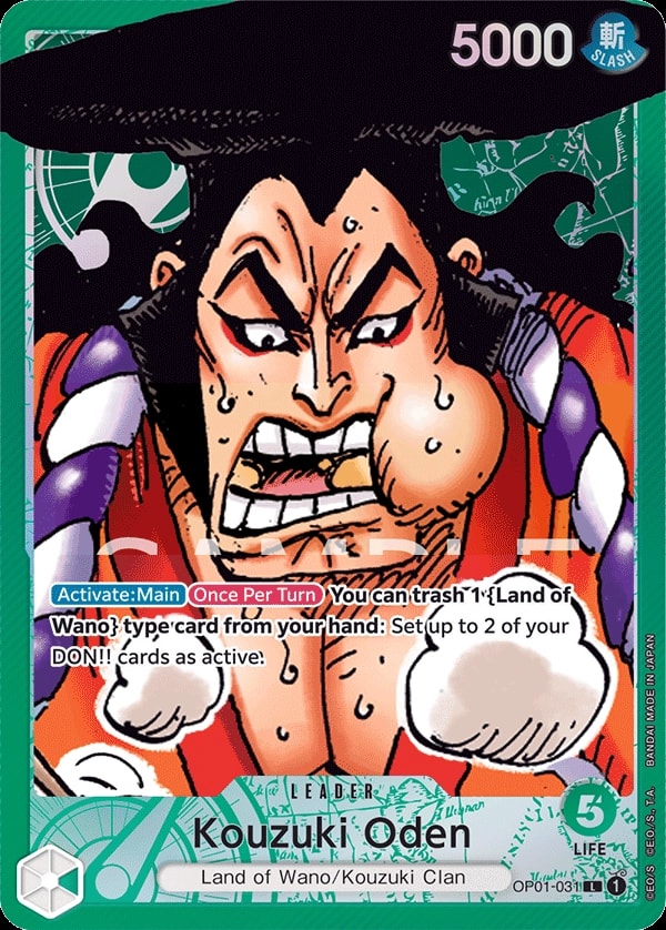 Kouzuki Oden (031) (Parallel) One Piece card