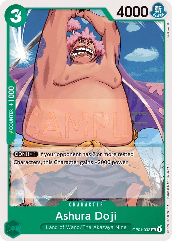 Ashura Doji (OP01-032) — Uncommon One Piece card