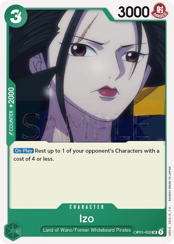 Izo (OP01-033) — Uncommon One Piece card