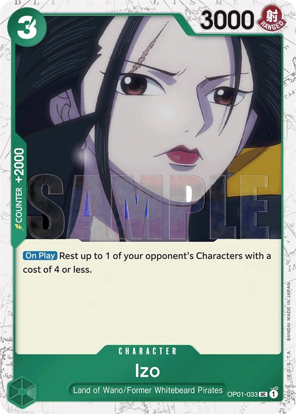 Izo (033) (OP01-033) One Piece card