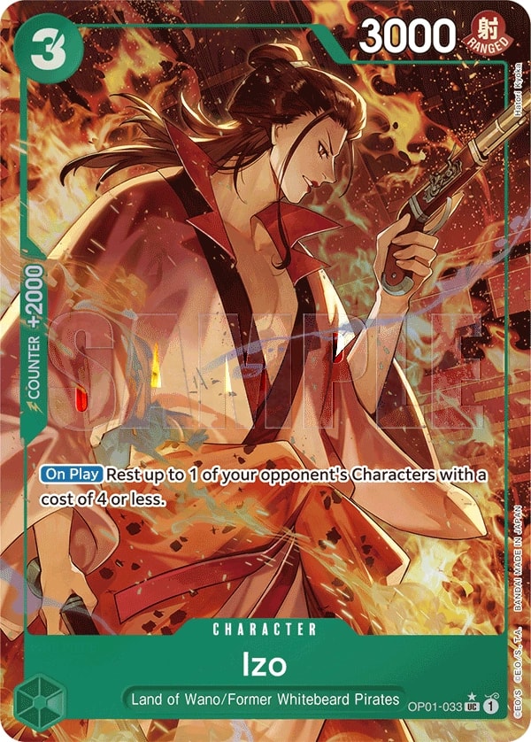Izo (033) (OP01-033) One Piece card