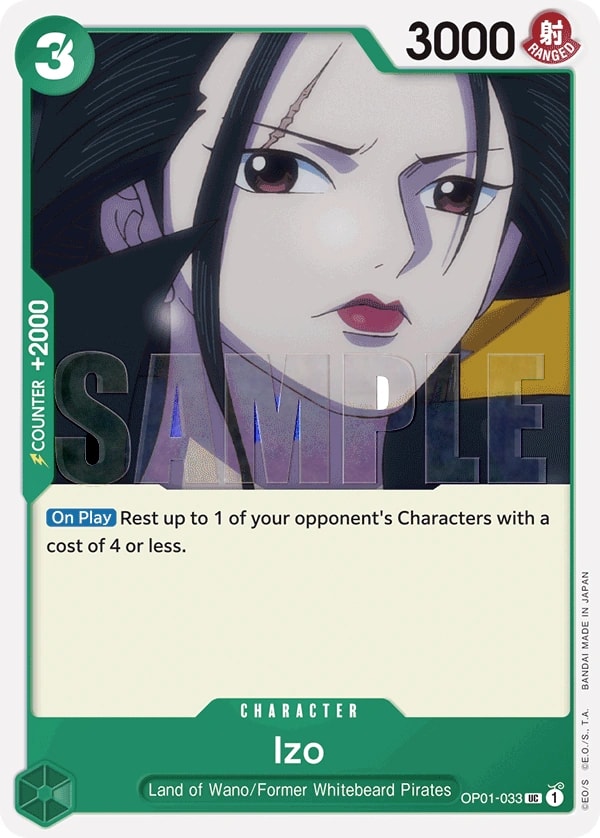Izo (033) One Piece card