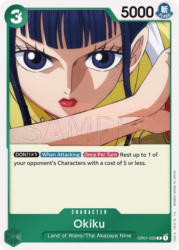 Okiku (OP01-035) — Rare One Piece card