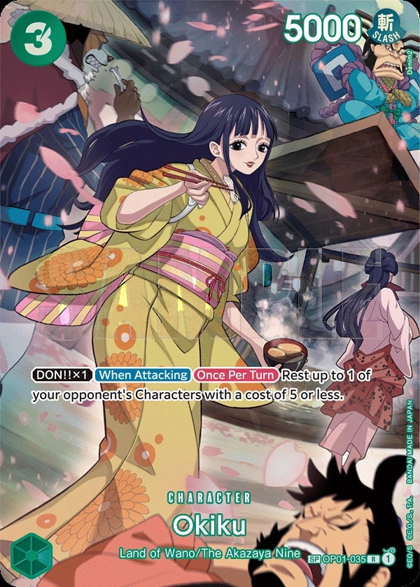 Okiku (035) (SP) One Piece card