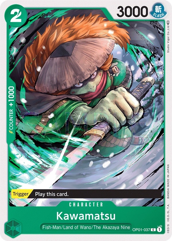 Kawamatsu (OP01-037) — Common One Piece card