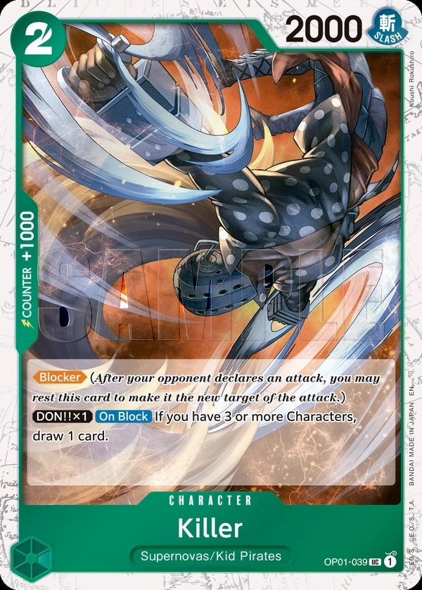Killer (039) (Pirate Foil) One Piece card