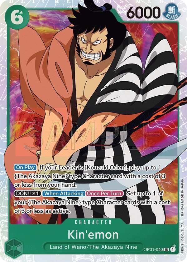 Kin'emon OP01-040 One Piece card
