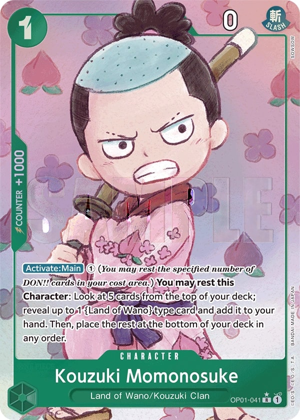 Kouzuki Momonosuke (041) (Alternate Art) One Piece card