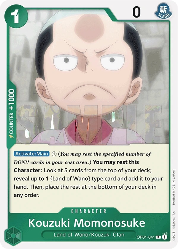 Kouzuki Momonosuke (041) One Piece card