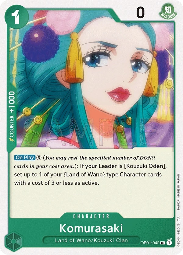Komurasaki (OP01-042) — Uncommon One Piece card