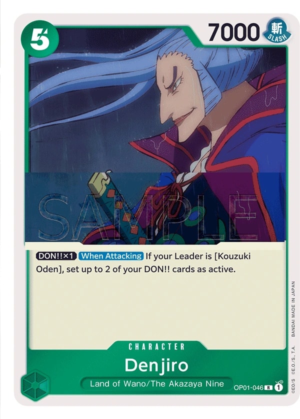 Denjiro (OP01-046) — Rare One Piece card