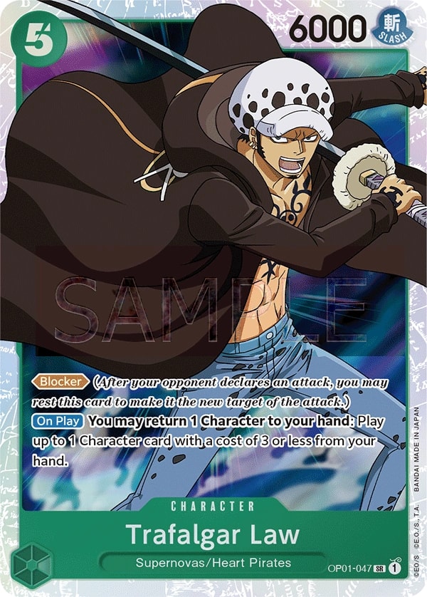 Trafalgar Law OP01-047 One Piece card
