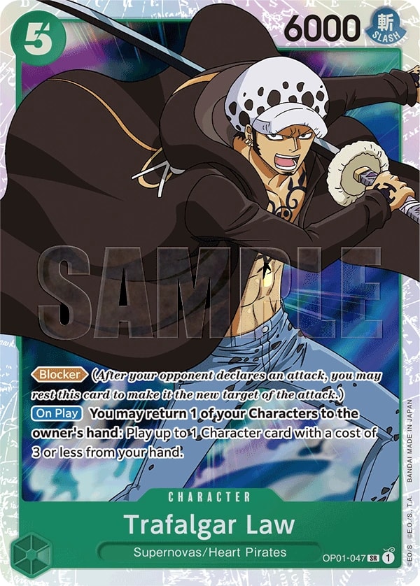 Trafalgar Law (047) One Piece card