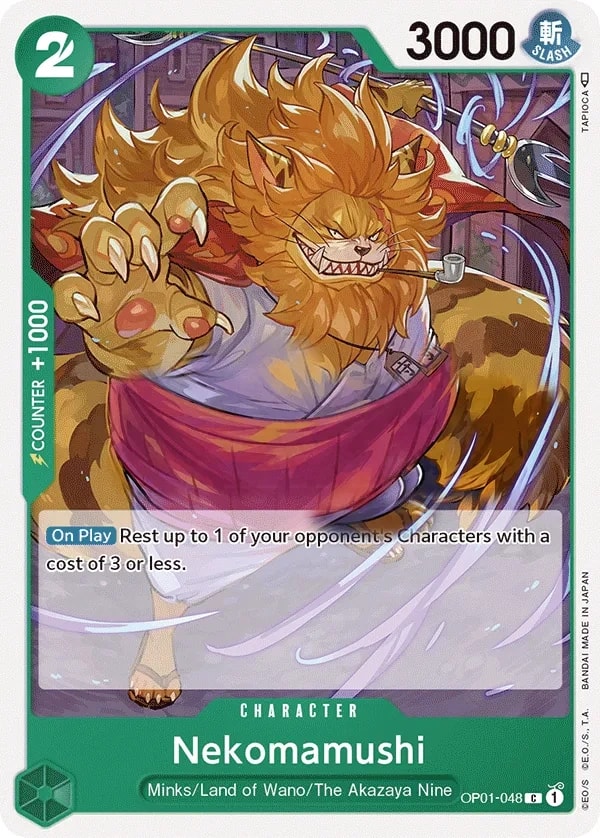Nekomamushi (OP01-048) — Common One Piece card