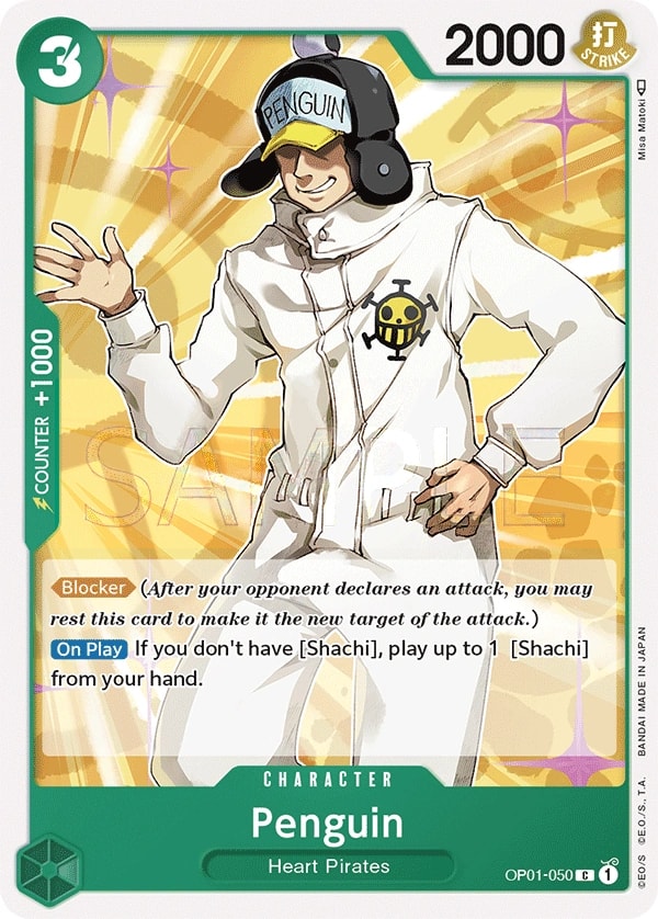 Penguin (OP01-050) — Common One Piece card