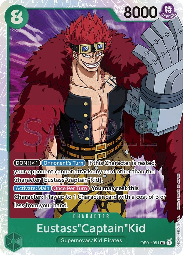 Eustass"Captain"Kid OP01-051 One Piece card