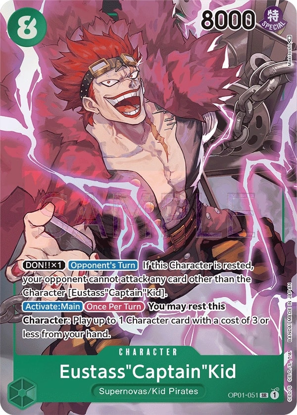 Eustass"Captain"Kid (051) (Parallel) One Piece card