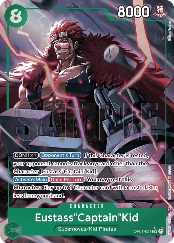 Eustass"Captain"Kid (051) (OP01-051) One Piece card