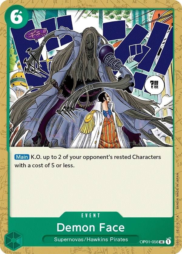 Demon Face (OP01-056) — Uncommon One Piece card