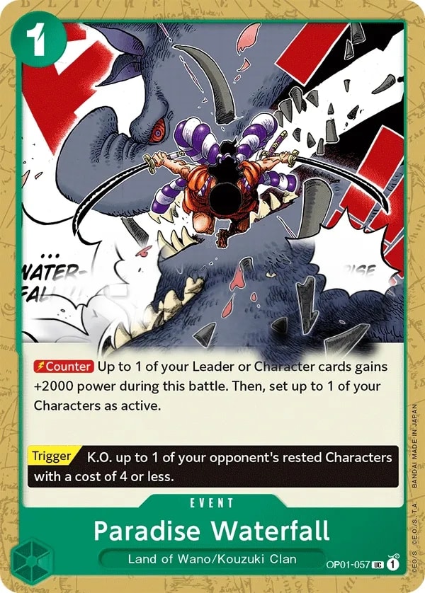 Paradise Waterfall (OP01-057) — Uncommon One Piece card