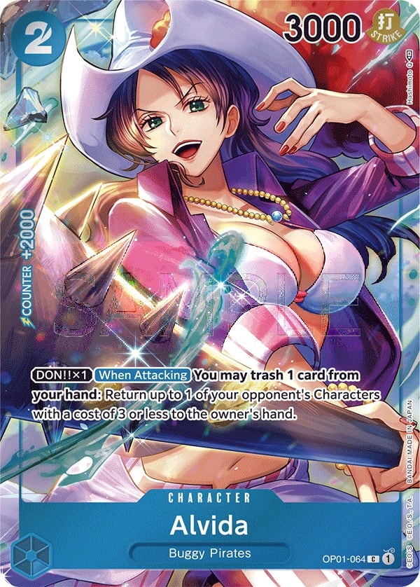 Alvida (064) (Box Topper) One Piece card