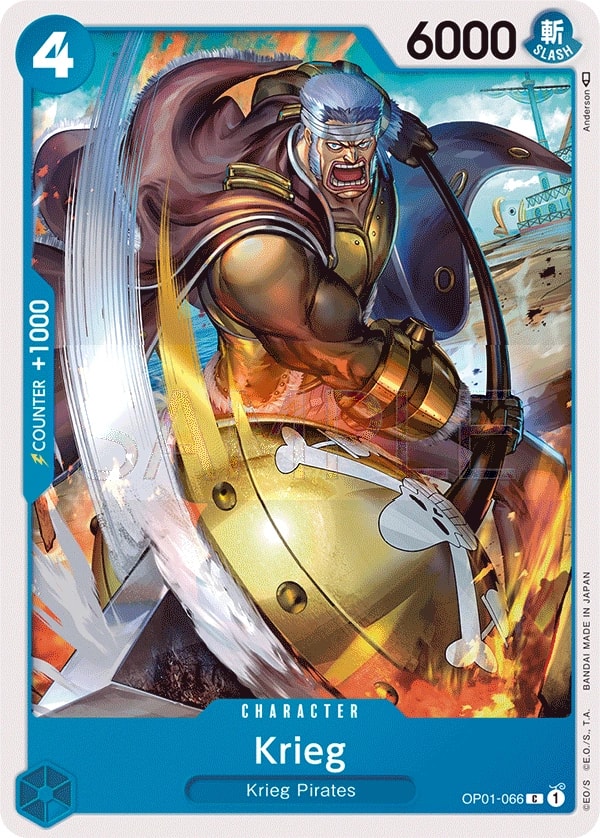 Krieg (OP01-066) — Common One Piece card