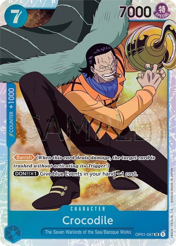 Crocodile OP01-067 One Piece card