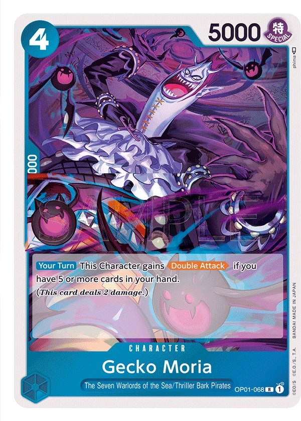 Gecko Moria (OP01-068) — Rare One Piece card