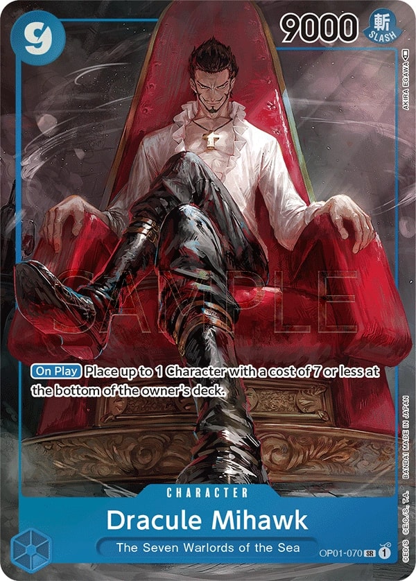 Dracule Mihawk (070) (Parallel) One Piece card