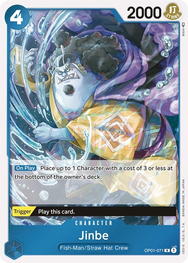 Jinbe (OP01-071) — Rare One Piece card