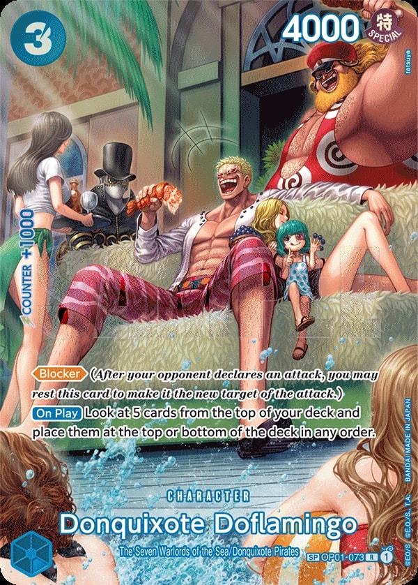 Donquixote Doflamingo (073) (SP) One Piece card