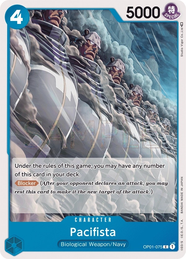 Pacifista (OP01-075) — Common One Piece card