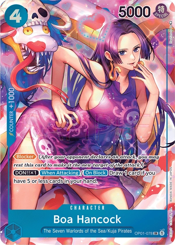 Boa Hancock (078) (Parallel) One Piece card