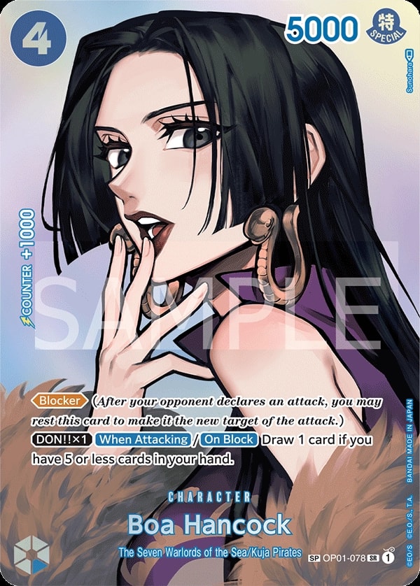 Boa Hancock (078) (SP) One Piece card