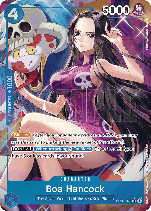 Boa Hancock (078) (OP01-078) One Piece card