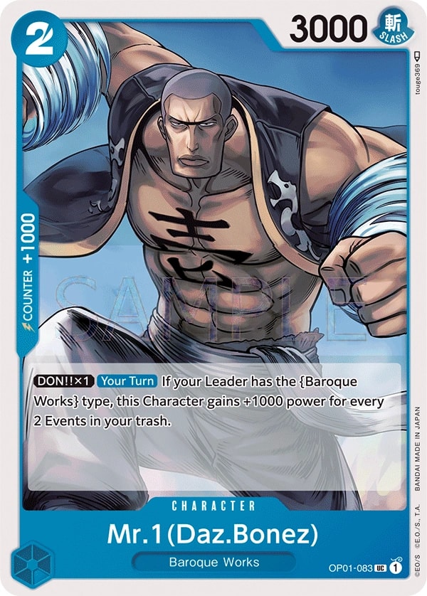Mr.1 (OP01-083) — Uncommon One Piece card