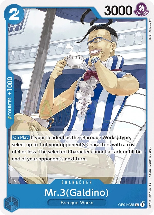 Mr.3 (OP01-085) — Uncommon One Piece card