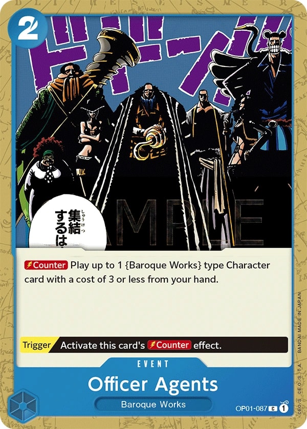 Officer Agents (OP01-087) — Common One Piece card