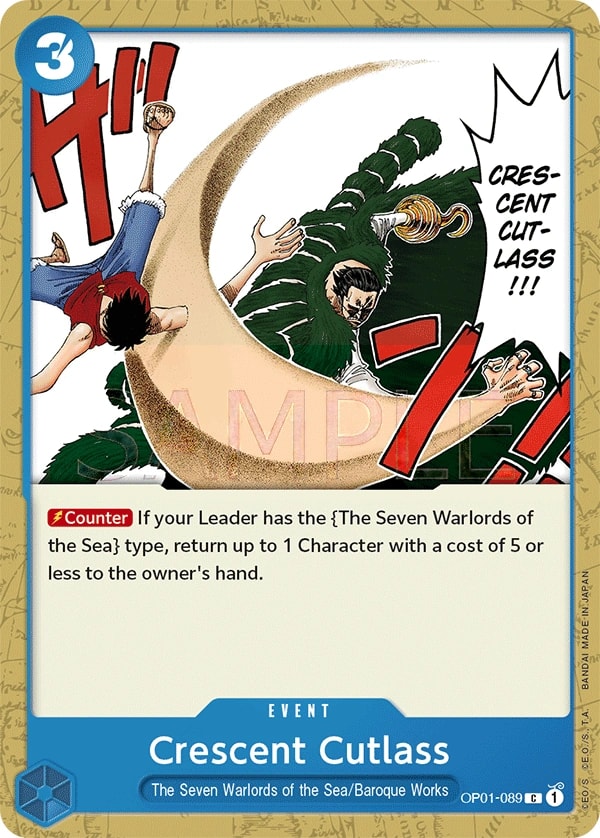 Crescent Cutlass (OP01-089) — Common One Piece card