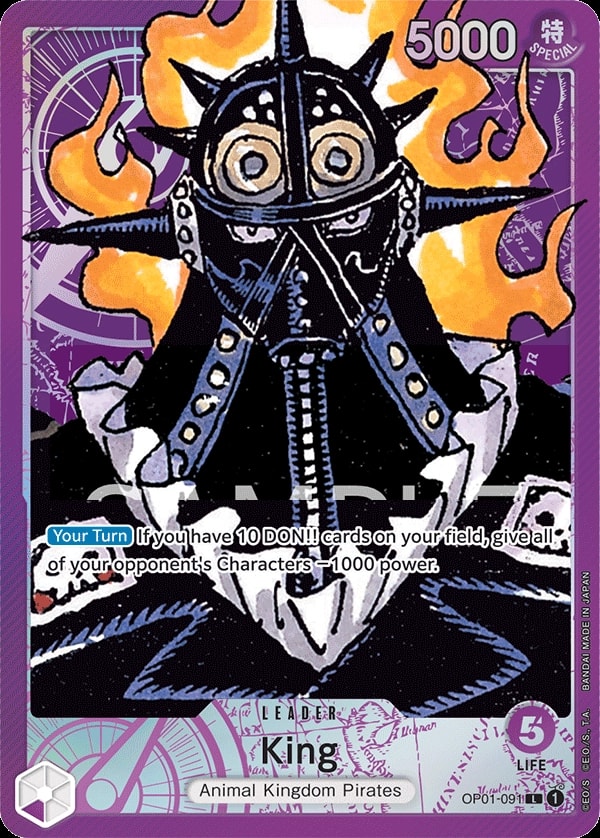 King (091) (Parallel) One Piece card