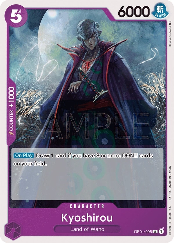 Kyoshirou (OP01-095) — Uncommon One Piece card