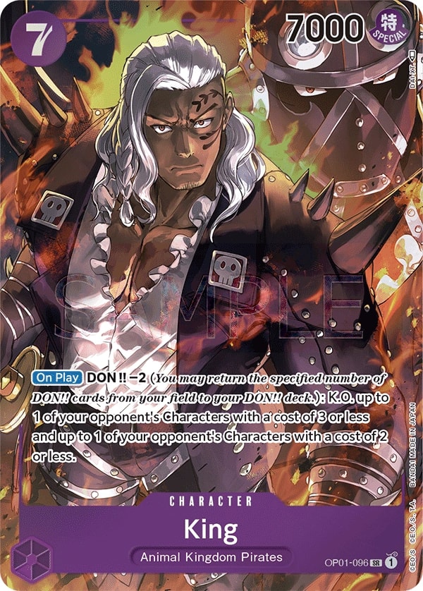 King (096) (Parallel) One Piece card