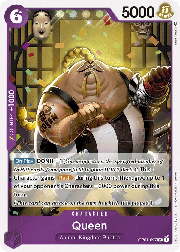 Queen (OP01-097) — Rare One Piece card