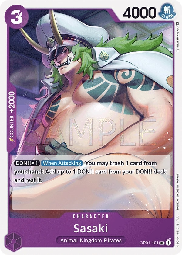 Sasaki (OP01-101) — Uncommon One Piece card