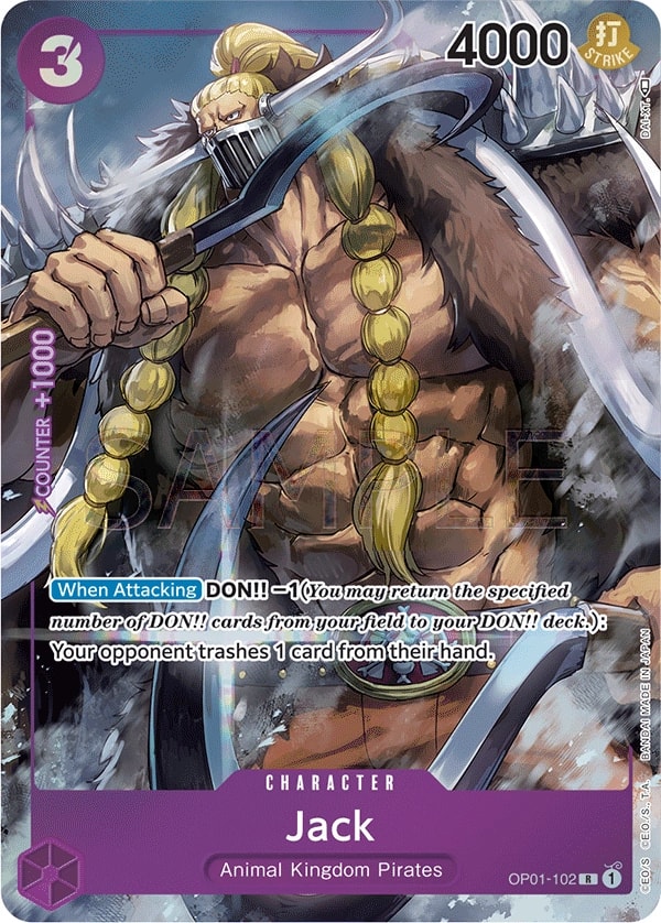 Jack (102) (Parallel) One Piece card