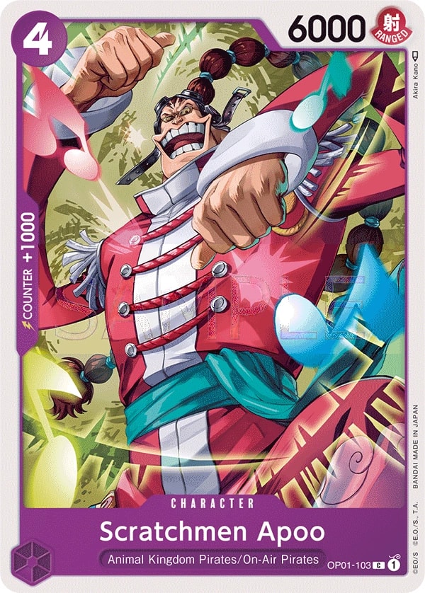 Scratchmen Apoo (OP01-103) — Common One Piece card